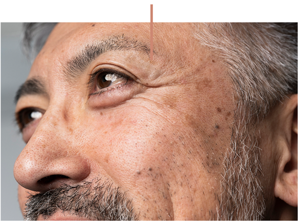 a close up of a man with his mouth open