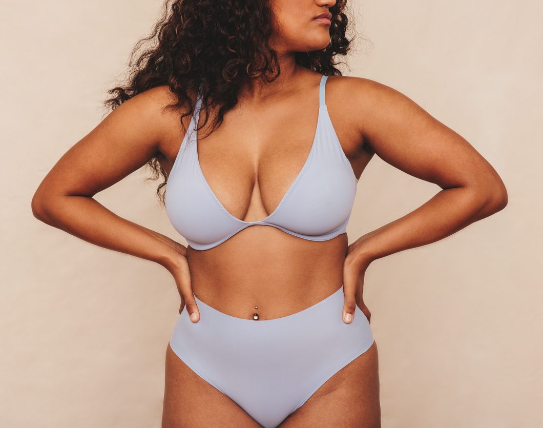 a woman wearing a bikini